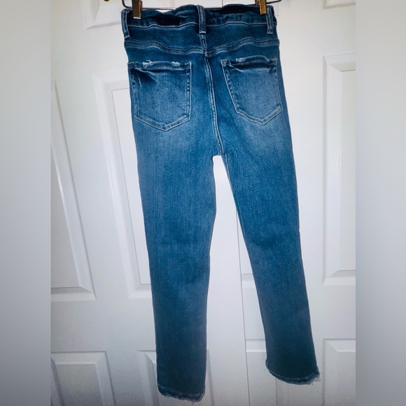VERVET BY FLYING MONKEY Distressed Blue Ankle Jeans - Picture 3 of 10